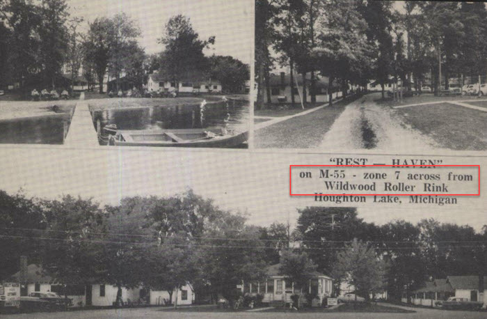 Wildwood Roller Rink - Postcard Mentioning Rink (newer photo)